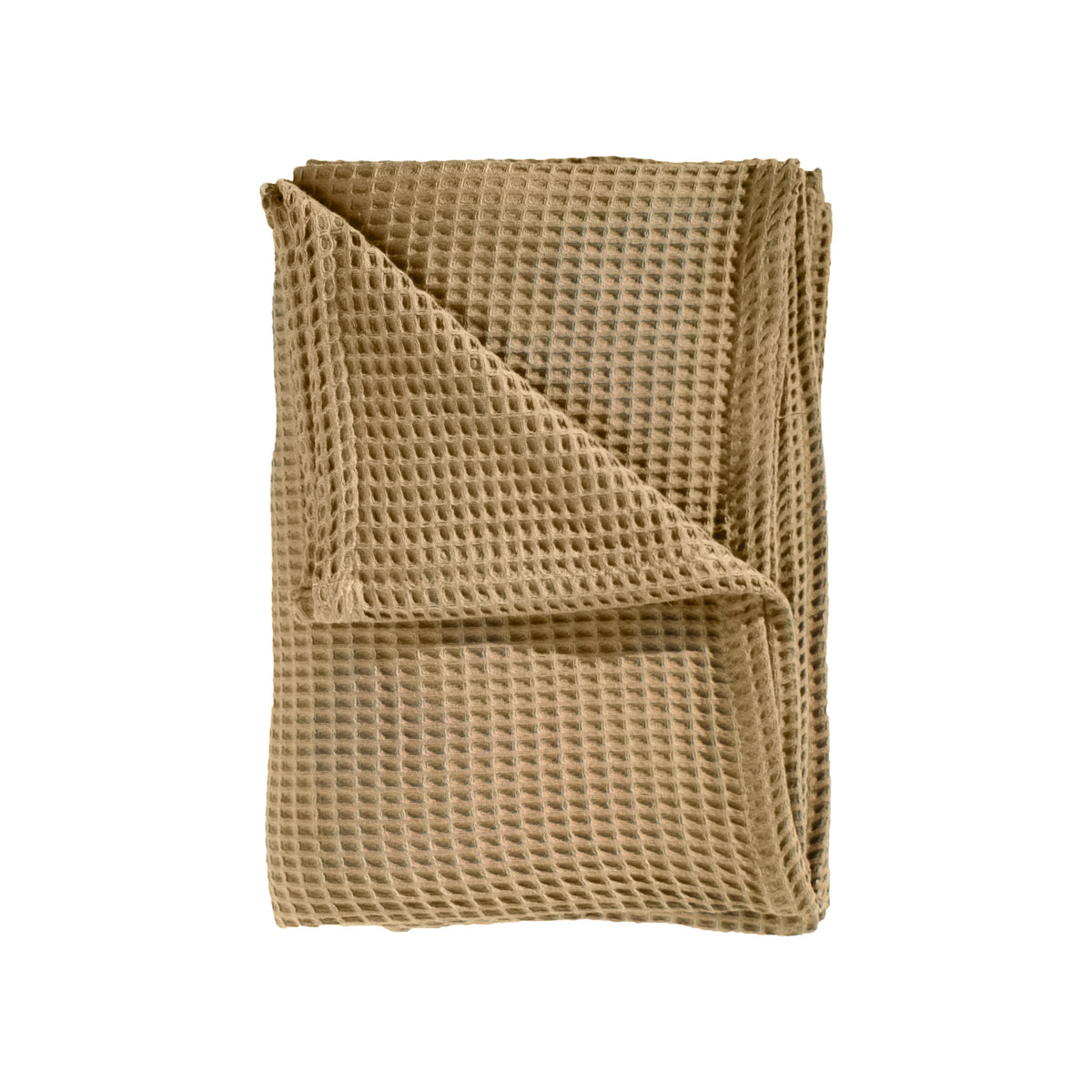Heckettlane Sprei Wafel Pale Khaki - 65% Gerecycled Katoen 35% Andere Vezels