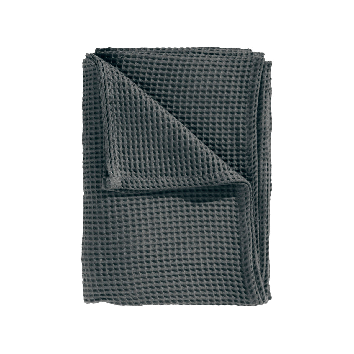Heckettlane Sprei Wafel Steel Grey - 65% Gerecycled Katoen 35% Andere Vezels