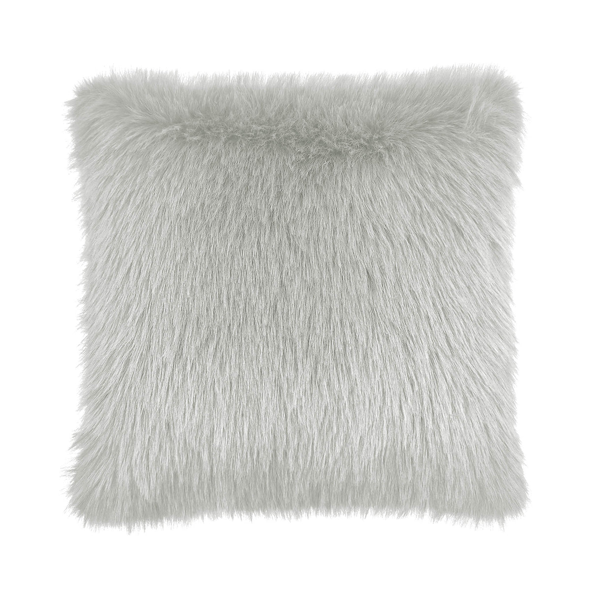 Heckettlane Sierkussen Perle Silver Grey - Fake Fur