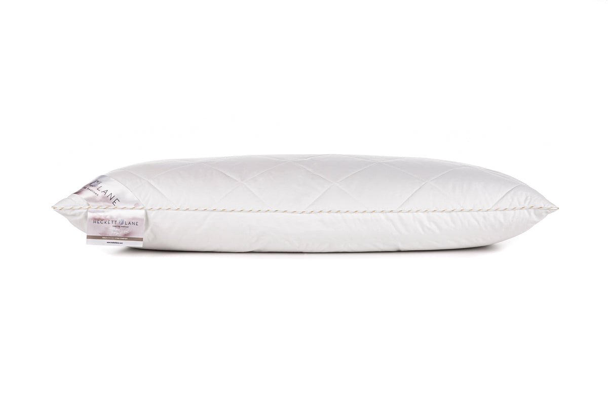 Heckettlane Punt Hoofdkussen Gold Anti-Allergisch - 100% Hollow Fibre
