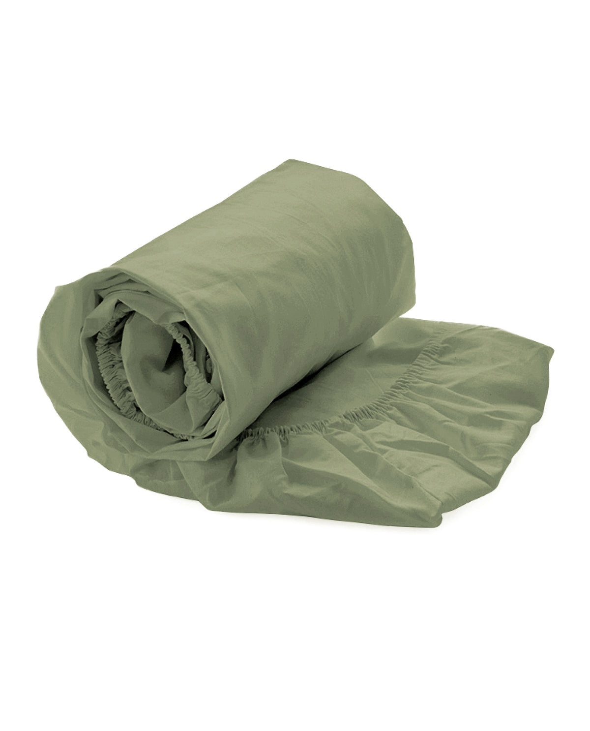 Heckettlane Hoeslaken Elementi Laurel Green - 100% Katoen-Satijn