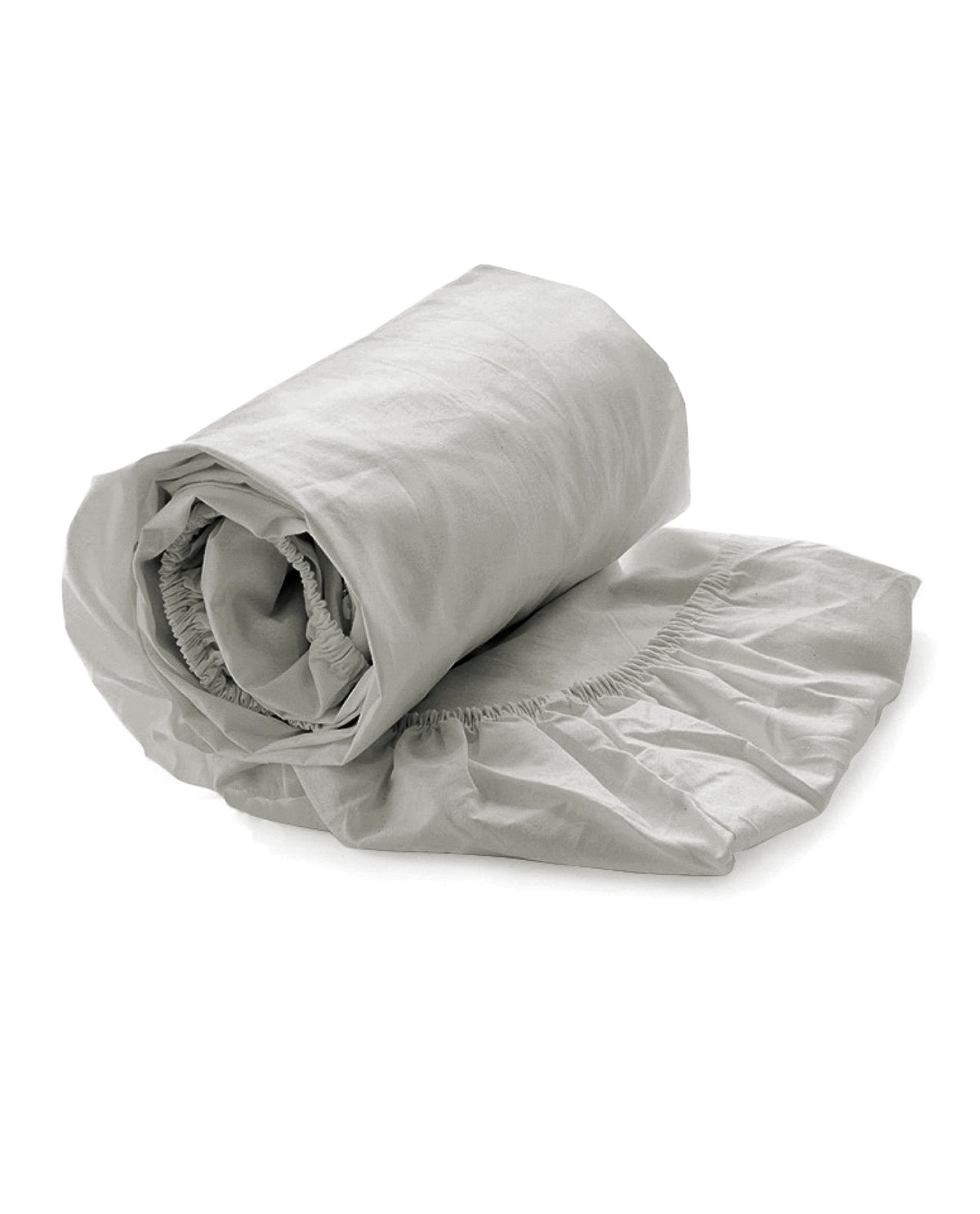 Heckettlane Hoeslaken Elementi Cloud Grey - 100% Katoen-Satijn