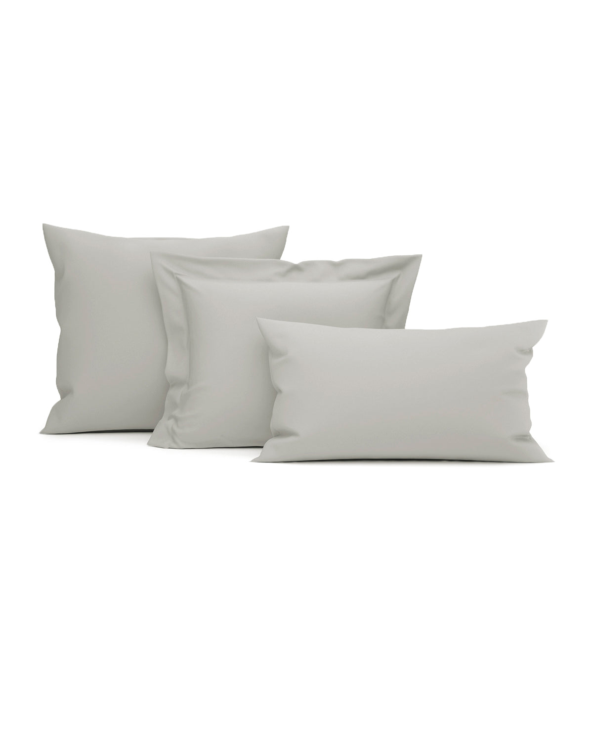 Heckettlane Kussensloop Elementi Cloud Grey - 100% Katoen-Satijn