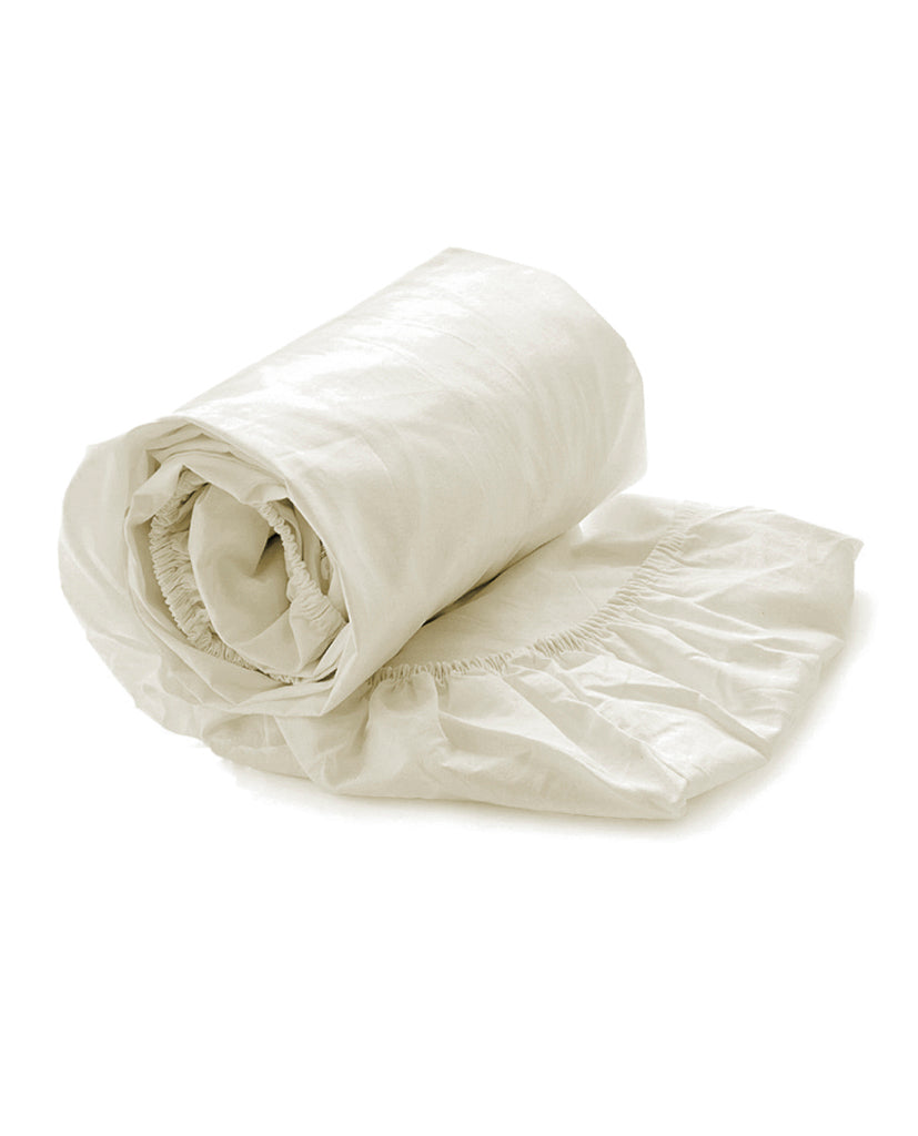 Heckettlane Hoeslaken Elementi Off-White - 100% Katoen-Satijn
