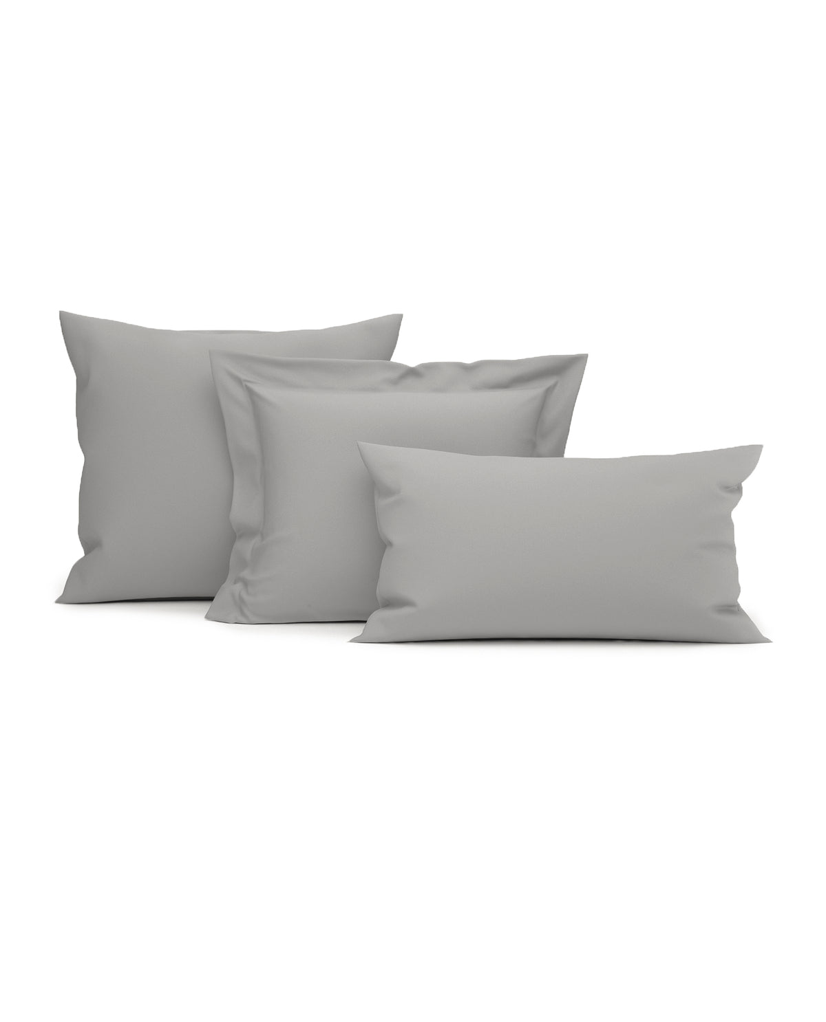 Heckettlane Kussensloop Elementi Glacier Grey - 100% Katoen-Satijn